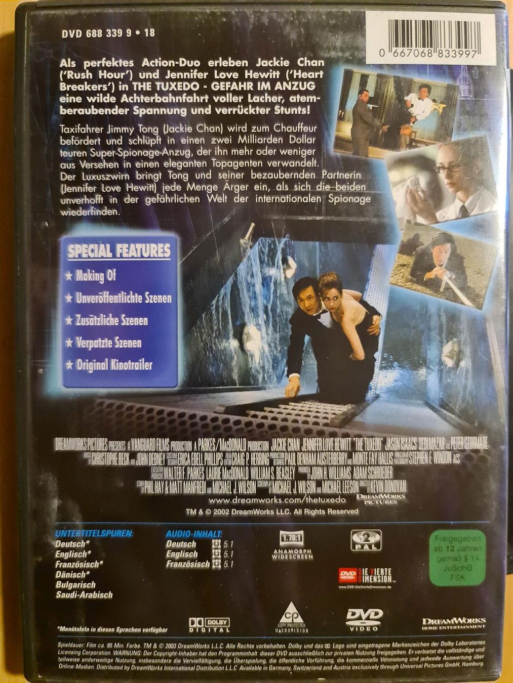 Alle DVDs: The Tuxedo – Gebraucht aus Dintikon von Vexi 1