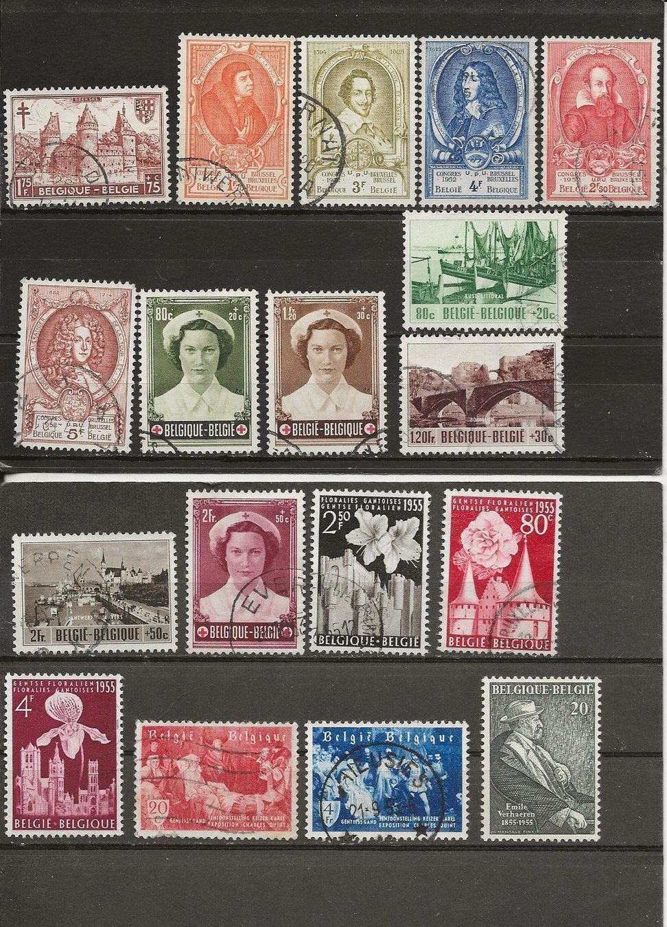 Tutti i francobolli: Belgique Lot 1951 ... – Usato da Sion venduto da PierreP01