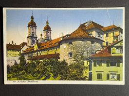 St. Gallen - Klosterkirche - Stempel !!!