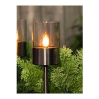Solar "Fackel" mit Kerzenflackern, LED
