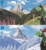 Swiss Crypto Stamp CHLI Grün Winter und Sommer ohne NFT