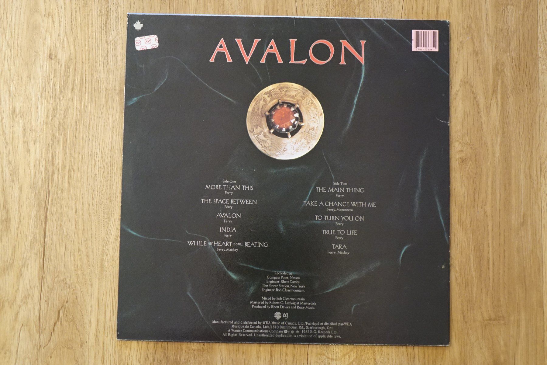 Dischi in vinile: Roxy Music - Avalon, Vinyl LP 1982 – Usato da Seuzach venduto da tiptop55 1