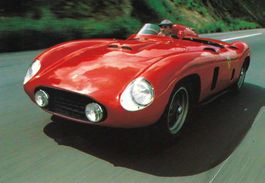 Postkarte, Ferrari 860 Monza, 1956