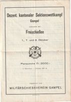 Gampel-Militär-Freischiessen 1933