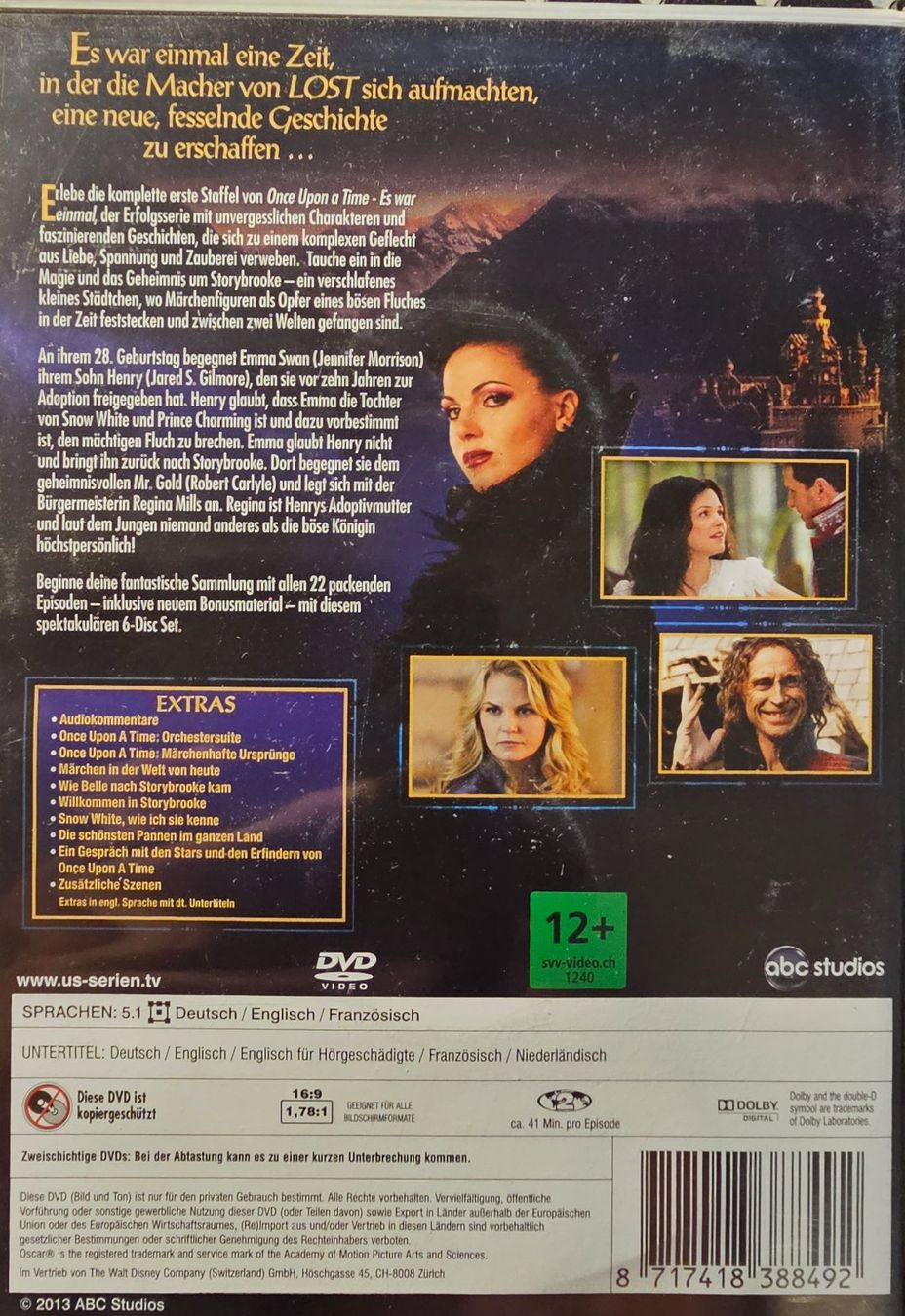 Tous les DVDs: Once Upon A Time - Es war einmal - Staffel 1 – D'occasion à Wahlen b. Laufen par Cg10 1