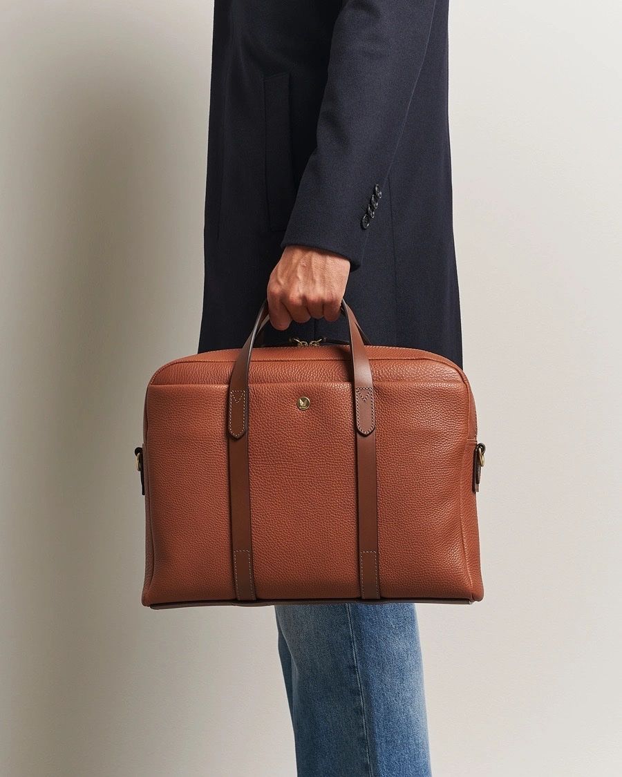 Valigie & Borse: MISMO Aspire Pebbled Leather Briefcase Tabac CHF 815 – Nuovo (secondo la descrizione) da Unterseen venduto da SONY-CoolGo 5