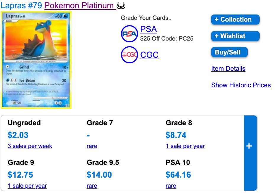 Pokémon Sammelbilder & Trading cards: Lapras Reverse Holo & Common – Gebraucht aus Zürich von PEACECOCOON 4
