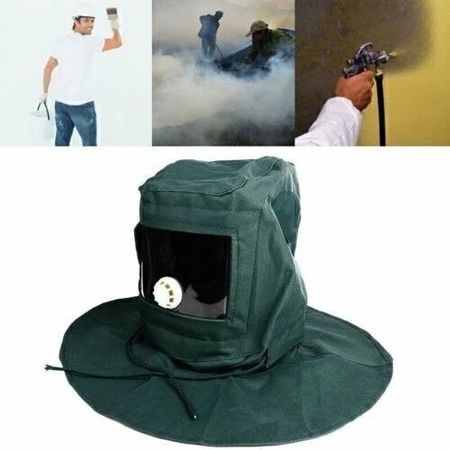 Sandstrahl haube Anti Wind Helm Schutz Maske