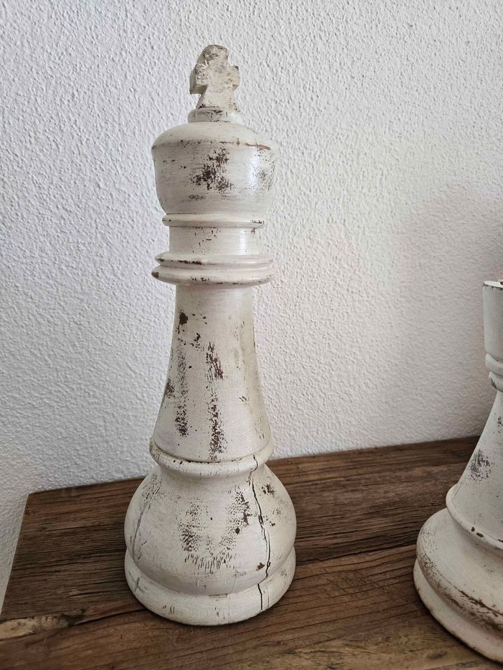 Figuren: Shabby Chic Holz Schach Figuren Versand Möglich – Neu (gemäss Beschreibung) aus Weggis von bdrm48 4