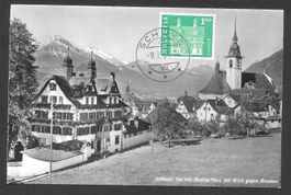 Maximumkarte 371 Schwyz Ital von Reding-Haus 9.4.1964