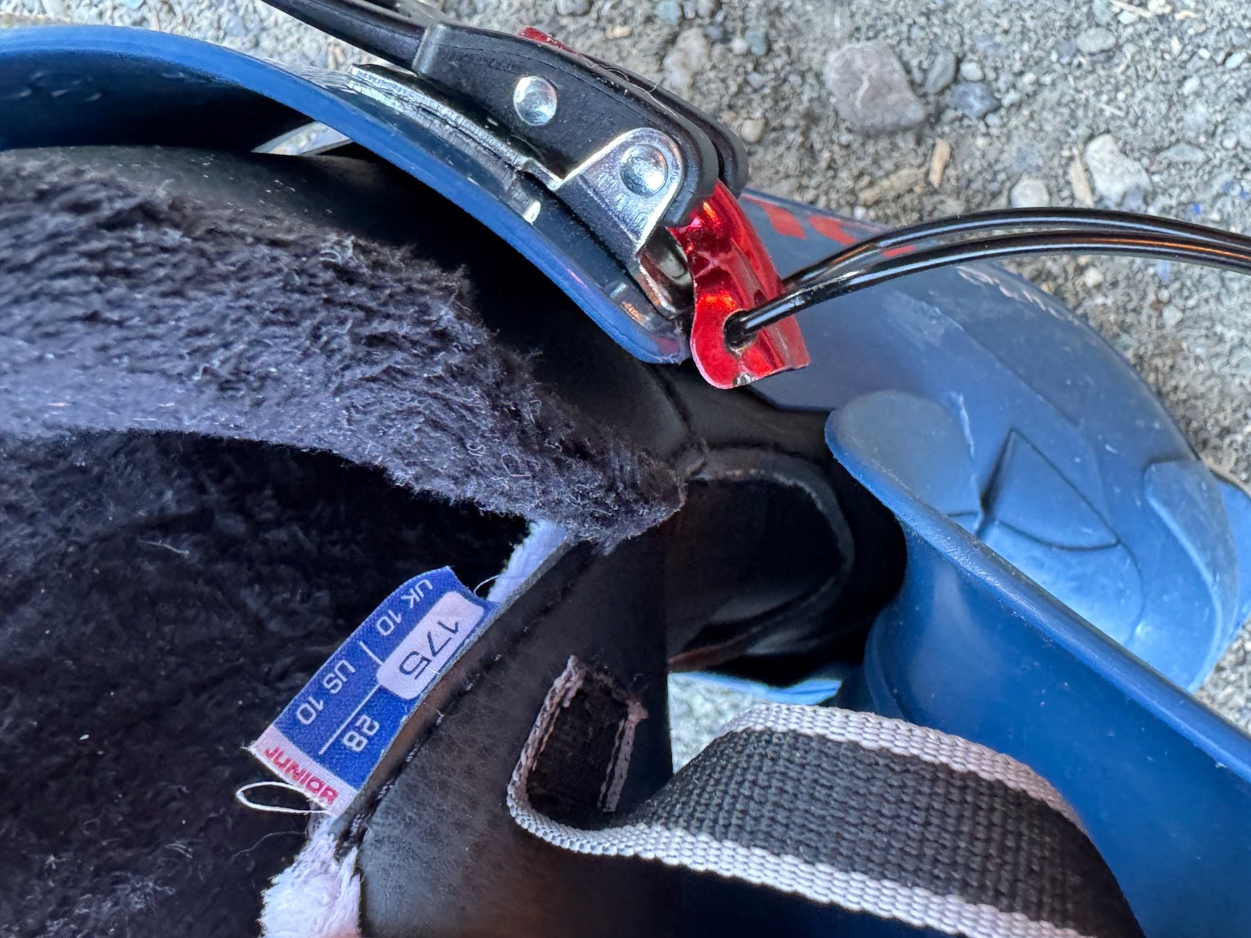 Alpina Scarpe per ragazzi: Kinderskischuh Alpina duo 17.5 – Usato da Trin Mulin venduto da wls 4