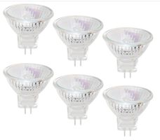 6 Stück MR11 GU4 Halogenlampen 12V 35W , Warmweiß 2700K