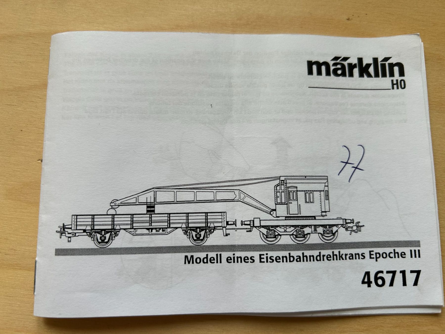 Märklin Modellini di ferrovie: Märklin Kran – Usato da ARBON venduto da Zampa01 4
