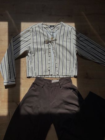 SELFMADE chemise avec noeud 