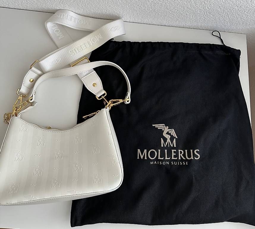Maison Mollerus Borse da donna: Mollerus CASTIEL Tasche snow weiss – Usato da Biel/Bienne venduto da joy108 1