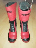 Zu Verkaufen-Damen Daytona-Moto Stiefel-rot schwarz-Gr.38!