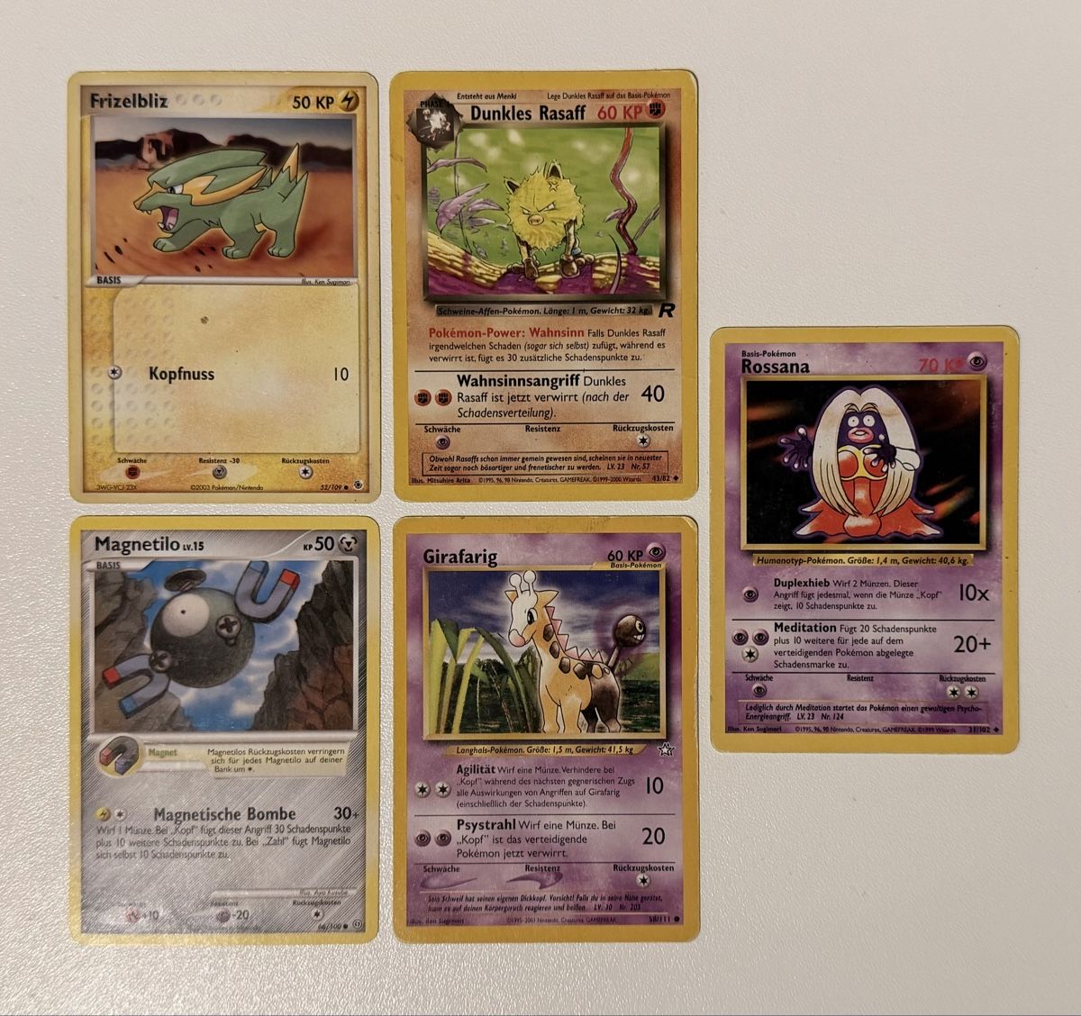 Pokémon Cartes à collectionner: alte Pokemon Karten – D'occasion à Au SG par Bego1 1