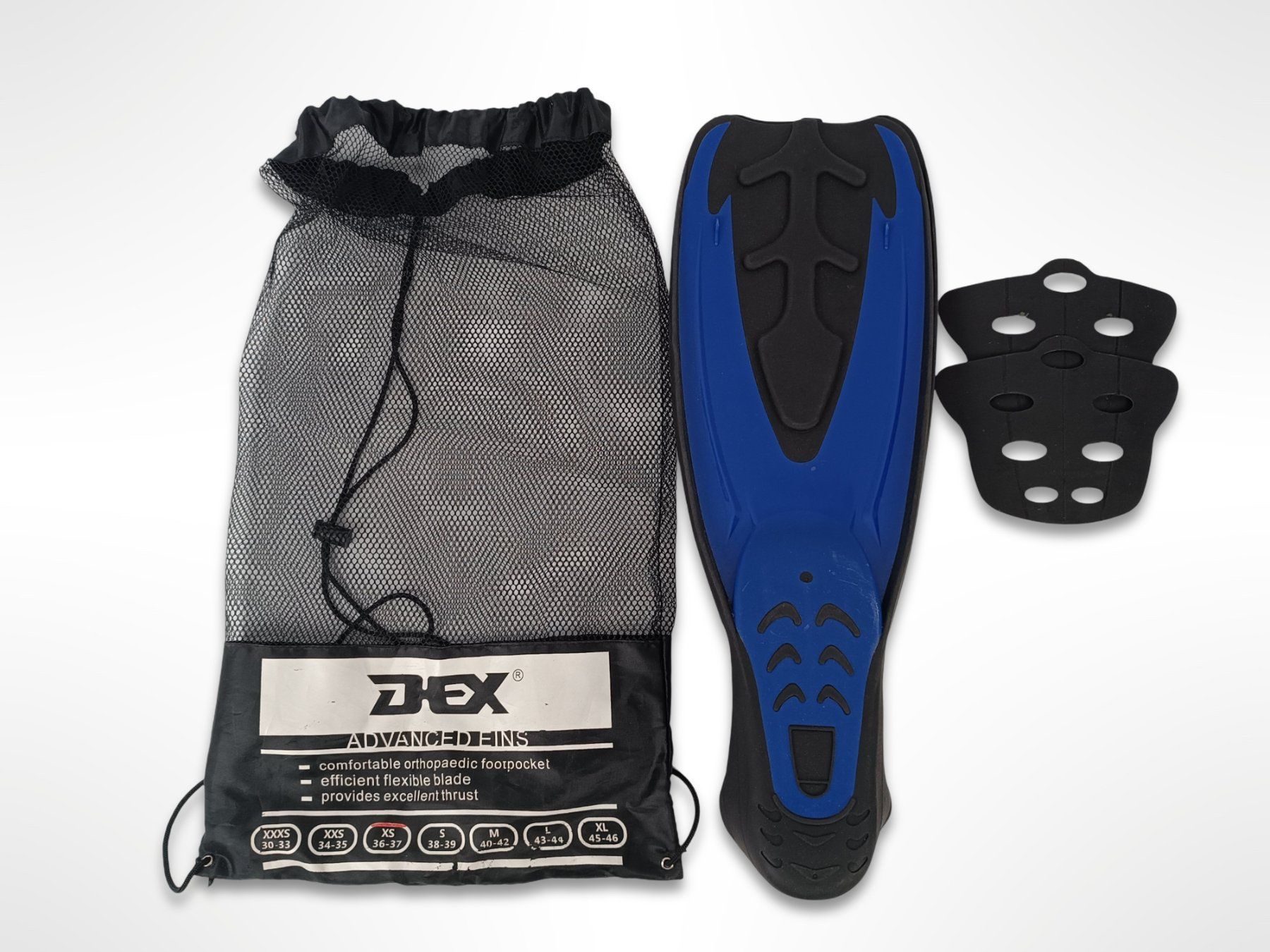 Flossen, Masken & Schnorchel: DHEX Schwimmflossen Grösse XS 36 - 37 – Gebraucht aus Suhr von Restwert_Suhr