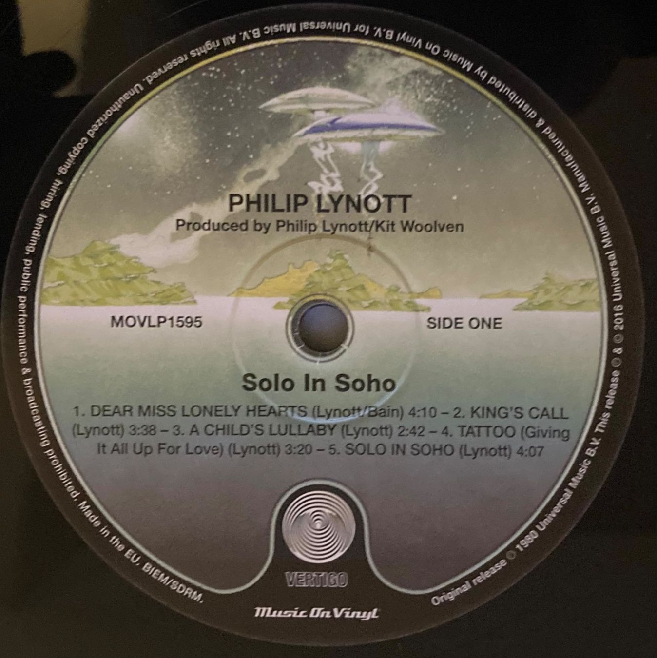 Schallplatten: PHILIPP LYNOTT - SOLO IN SOHO – Gebraucht aus Poliez-Pittet von Newtown-Records 4