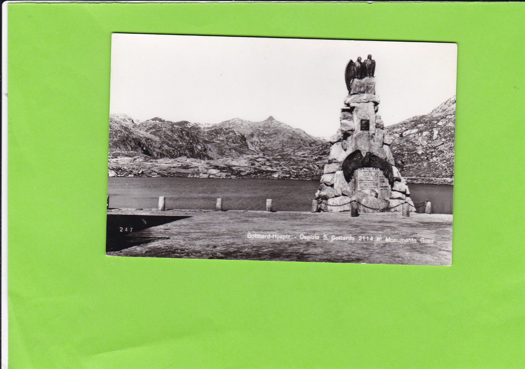 Cartoline postali: Gotthard-Hospiz – Usato da St. Peterzell venduto da neckertal