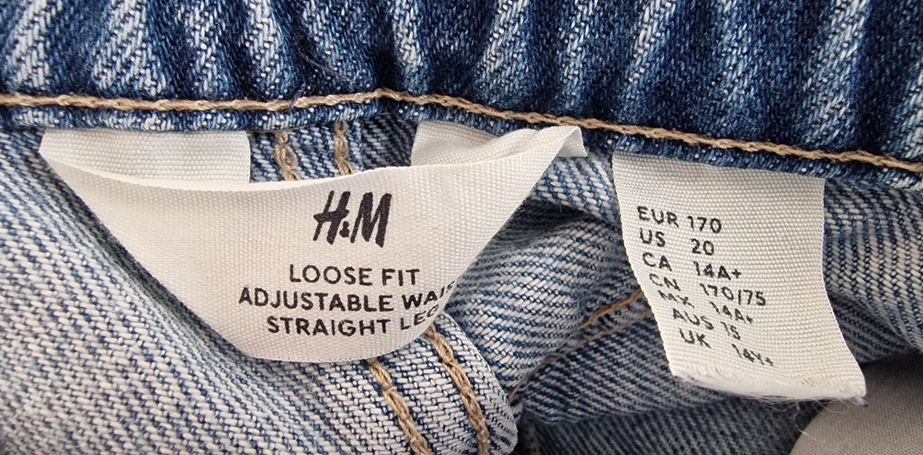 H&M Pantaloni: 2x H&M loose fit Jeans Gr.170 – Usato da Meggen venduto da Lunime 1