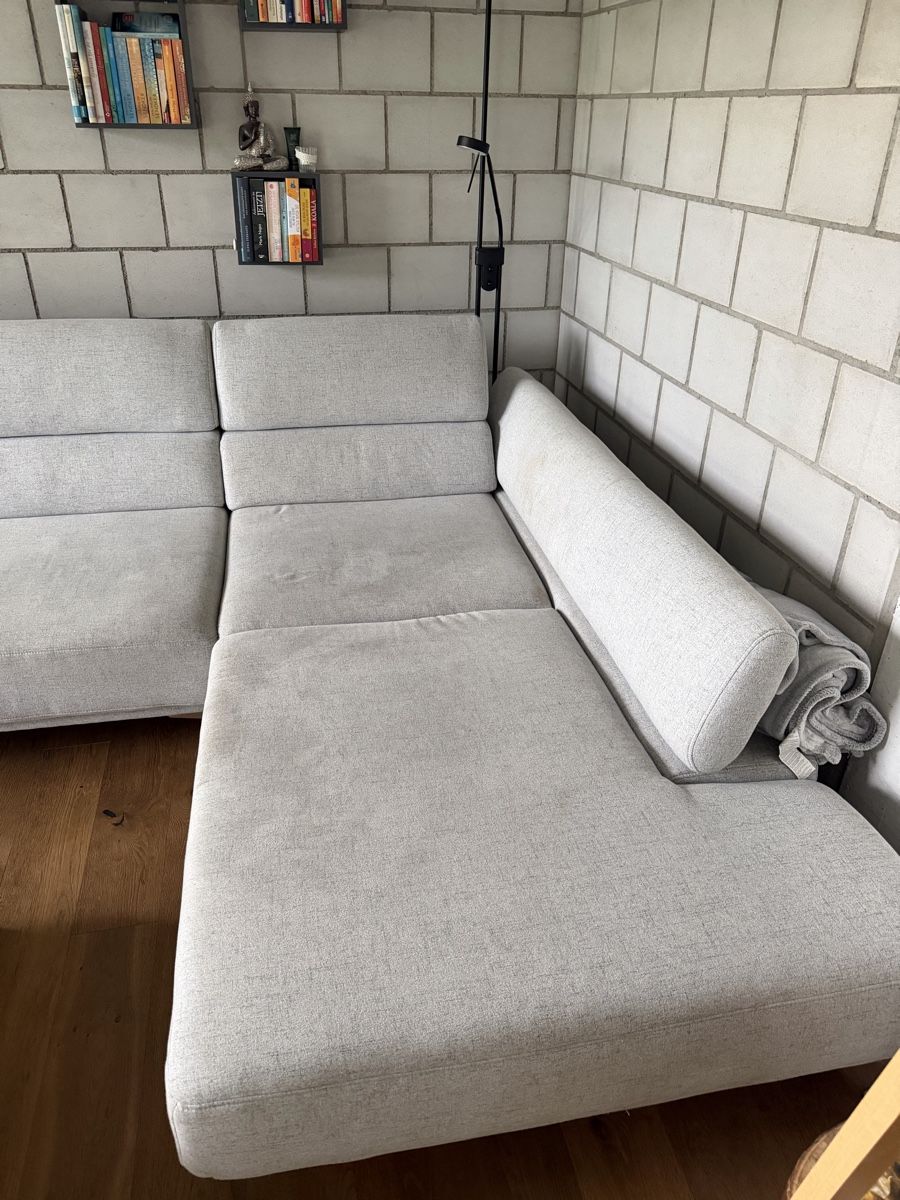 Sofas: Ecksofa Rec. rechts Stoff grau – D'occasion à Thun par Noemjih 1