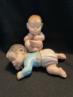 Dekofigur Babys 2er Set von A. Lucchasi guter Zustand