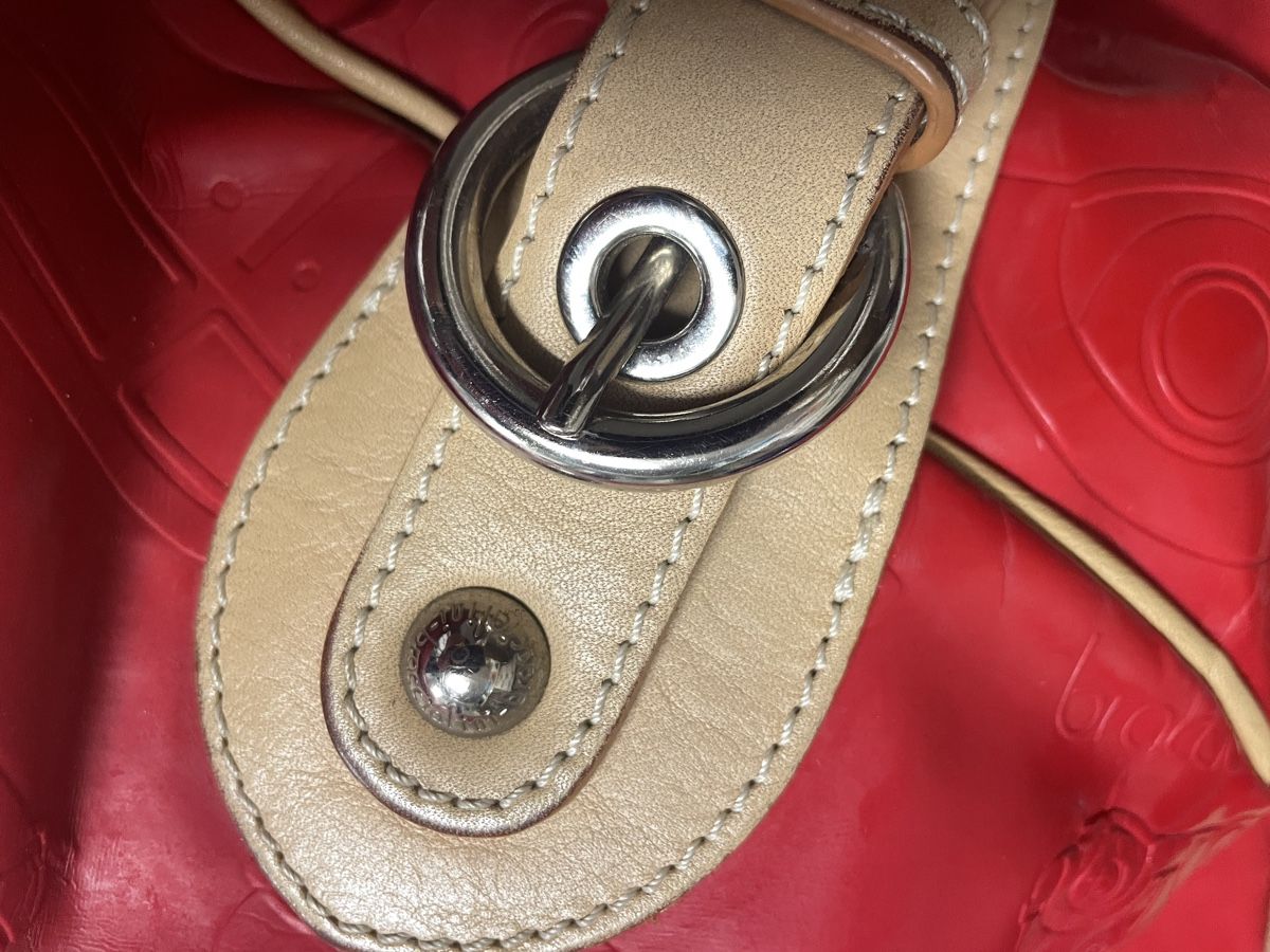Braccialini Taschen für Damen: BRACCIALINI Rote Handtasche mit Autoprägung – Gebraucht aus Urdorf von Anassor 3