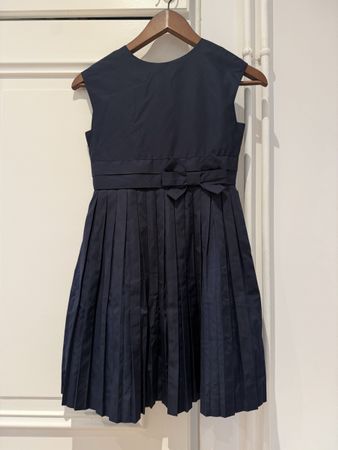 Jacadi dress blue pleated