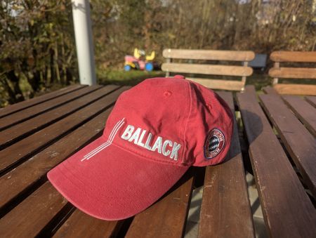 Vintage Adidas FC Bayern Munich BALLACK 13 Baseball Cap Hat
