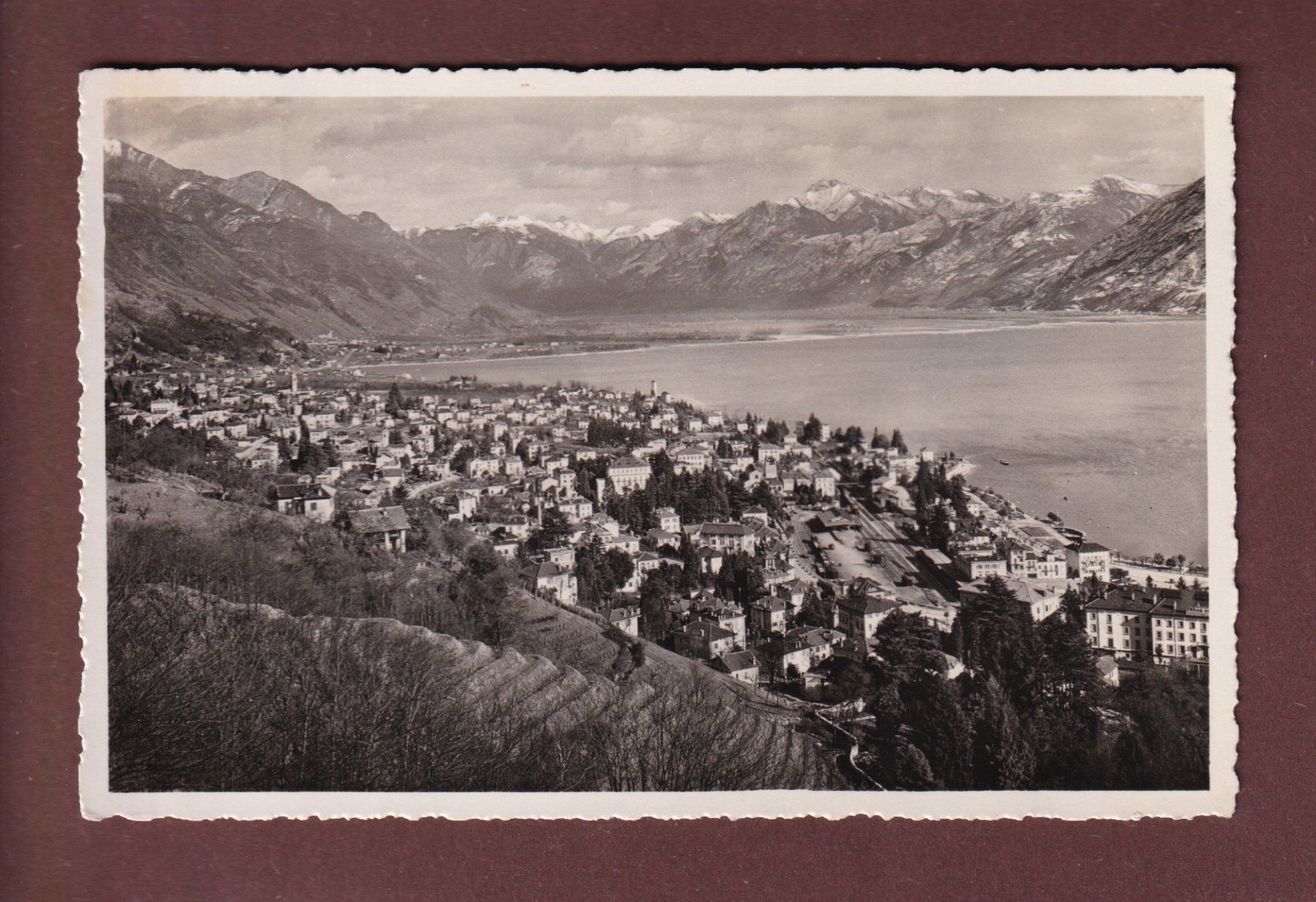 Ansichtskarten: LOCARNO - Panorama - 1944 – Gebraucht aus Pully von nicecards-shop