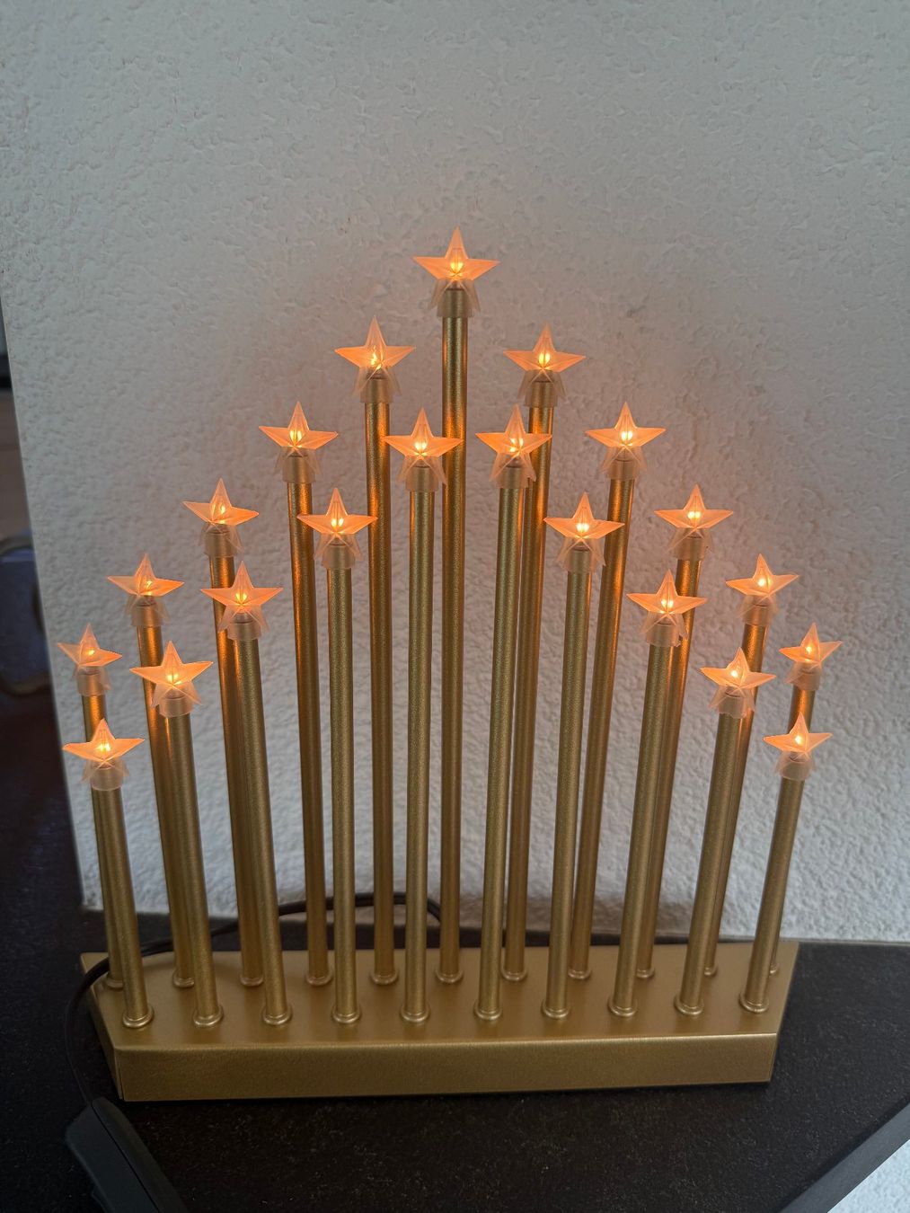 Alle Dekorationen: 21 Lichter Stimmungsleuchter elektrisch – Gebraucht aus Kirchdorf AG von coco123