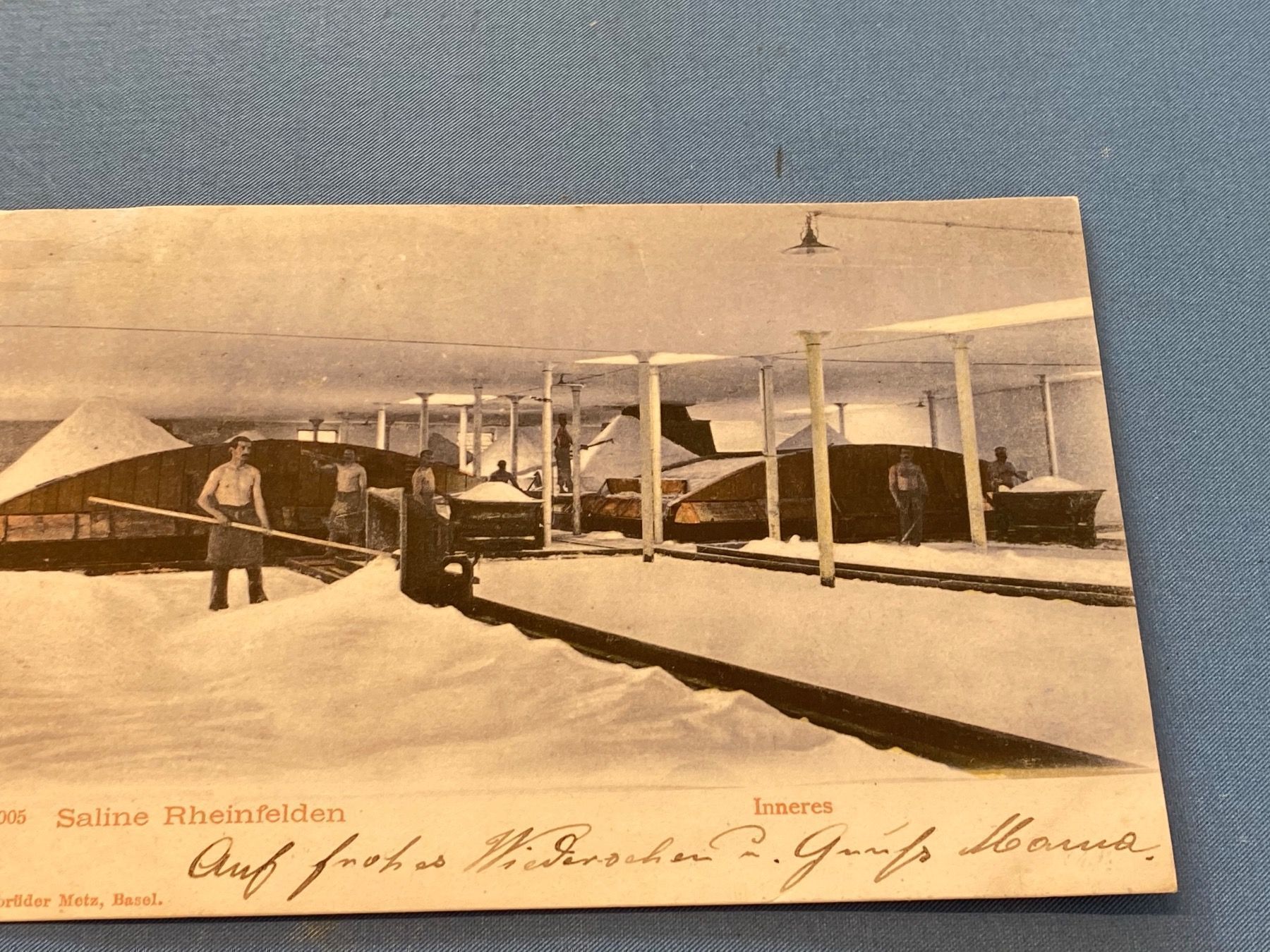 Cartoline postali: Rheinfelden Saline – Usato da Mosnang venduto da Goldwasser