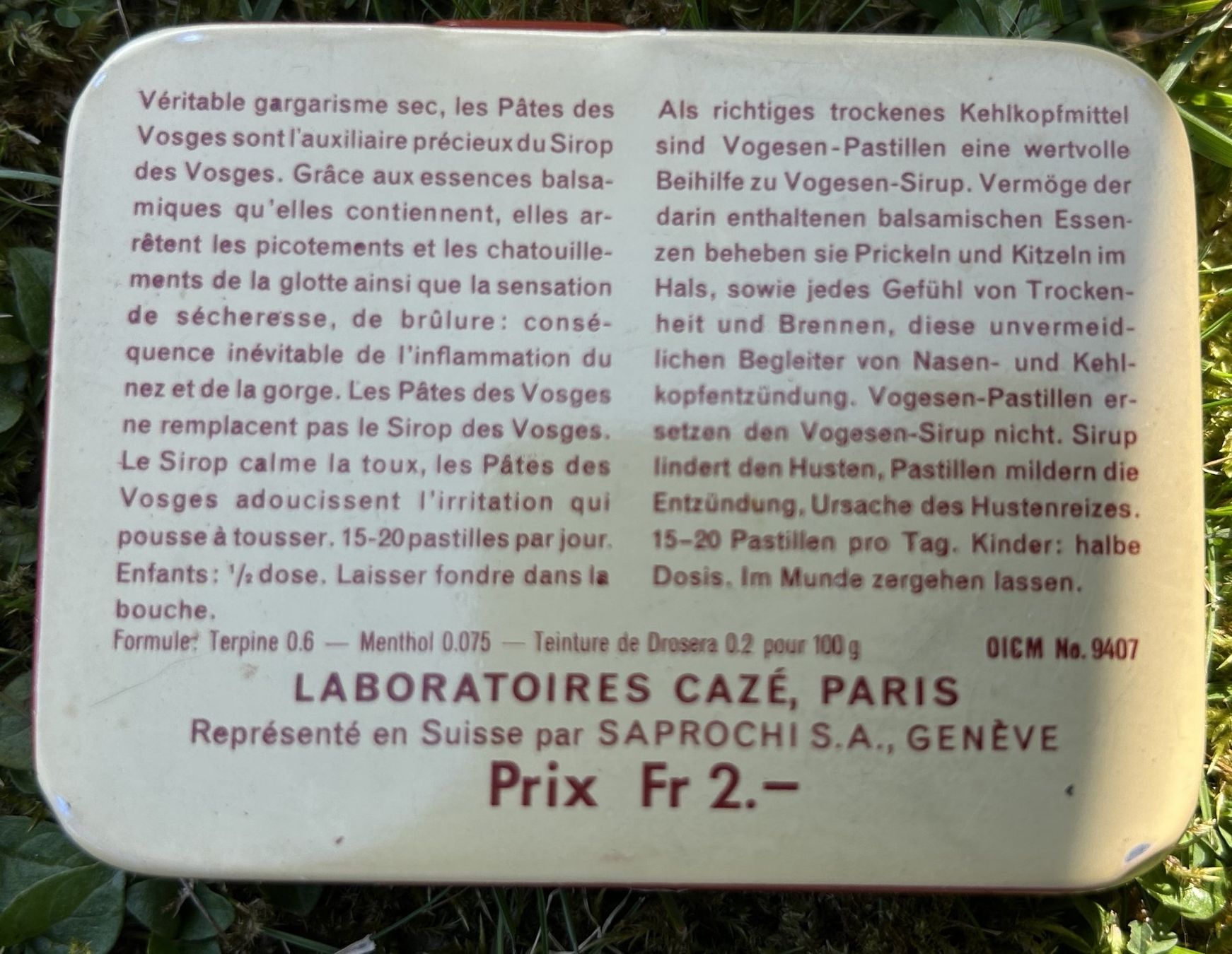 Behälter & Ähnliches: Blechdosen Pastillen 3Stück – Gebraucht aus Neukirch-Egnach von Phion 7