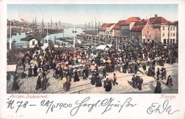 Gruss aus BERGEN, Fischmarkt 1900