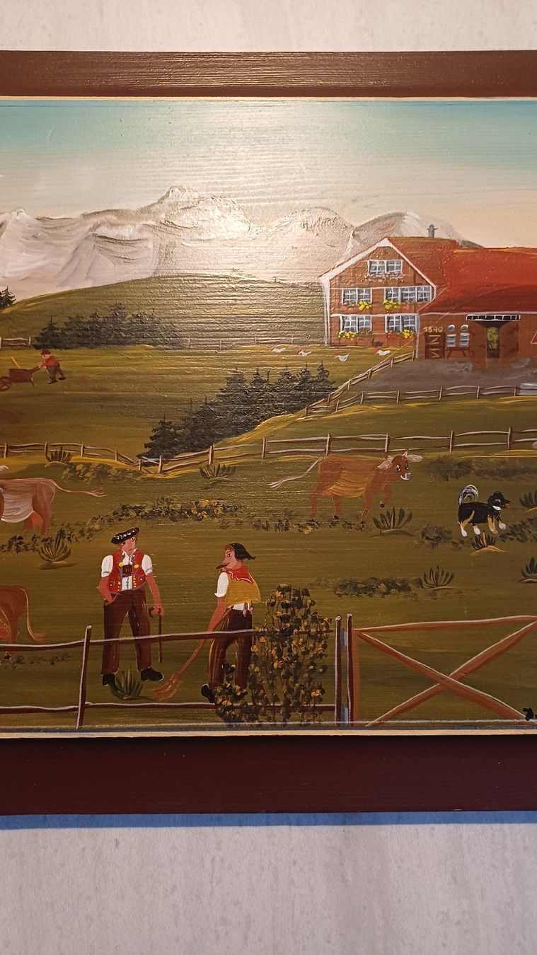 Tableaux: Schönes Appenzeller Bild Handgemalt  – D'occasion à Flawil par Naphtali 4