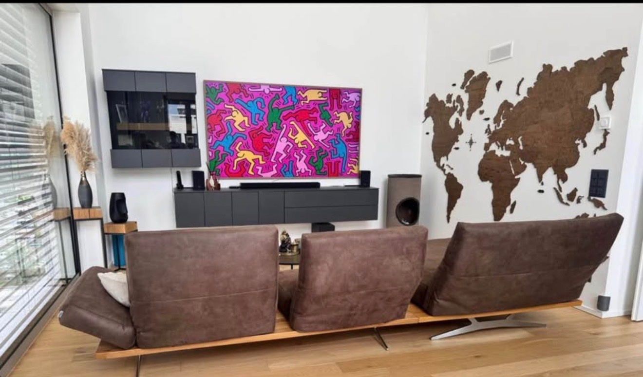 Mobili TV: Design Wohnwand - Schiefergrau 2 teilig – Usato da Zürich venduto da rotweristes 2