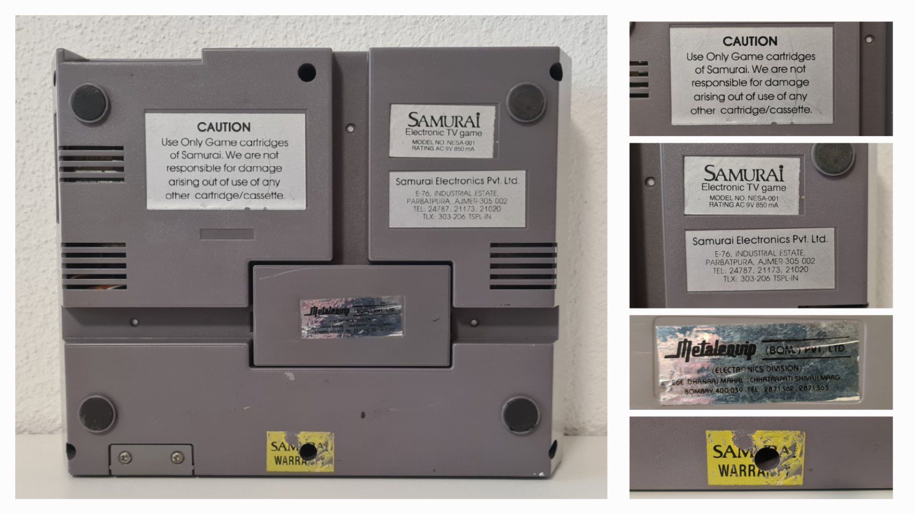 Nintendo Console: SAMURAI Electronic TV Game - Nintendo NES Indian Version – Usato da Dübendorf venduto da digital_bath 5