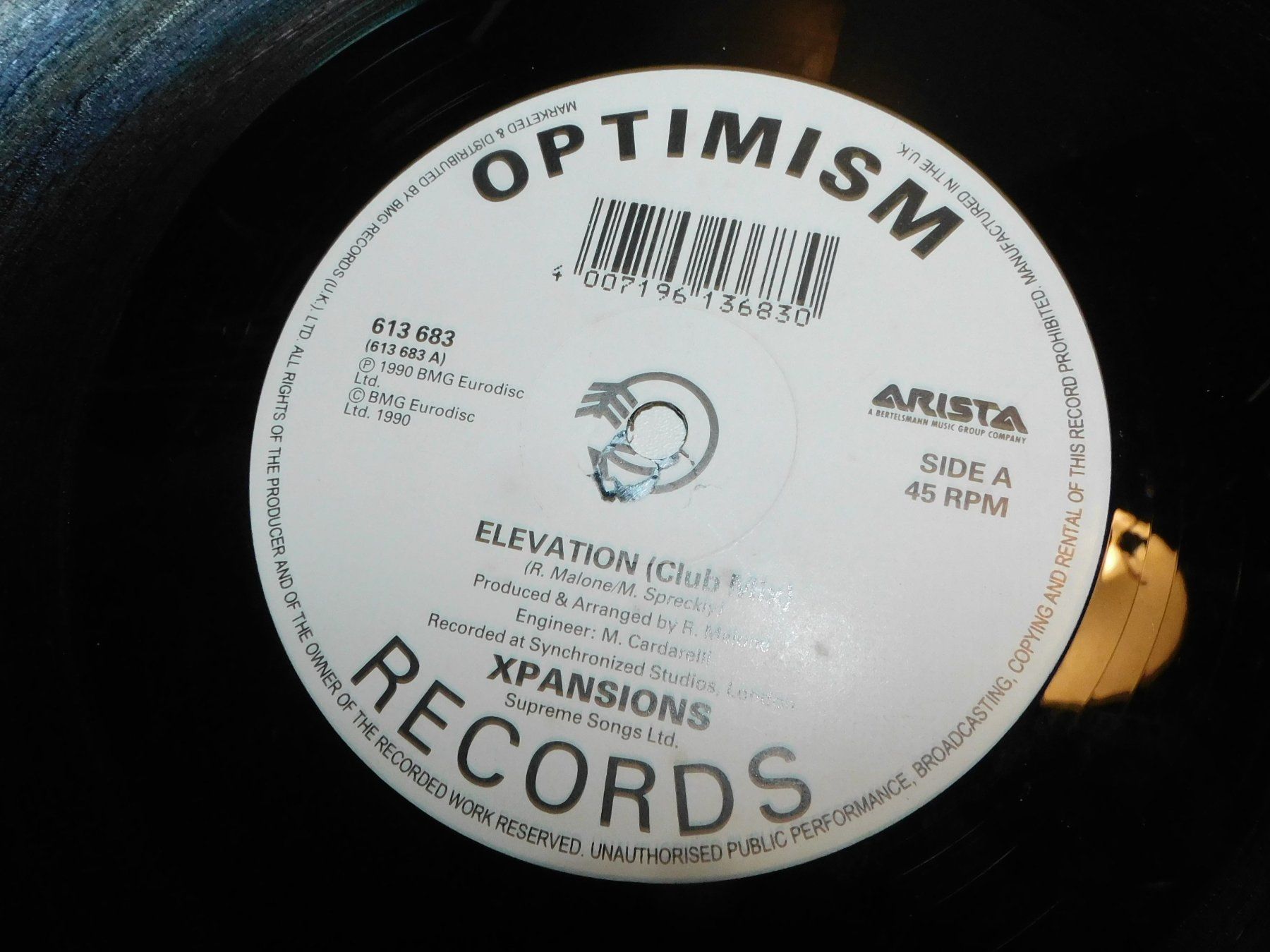 Schallplatten: LP - 1990 Club Mix Elevation - Remix House Tecno – Gebraucht aus Sursee von 76 1