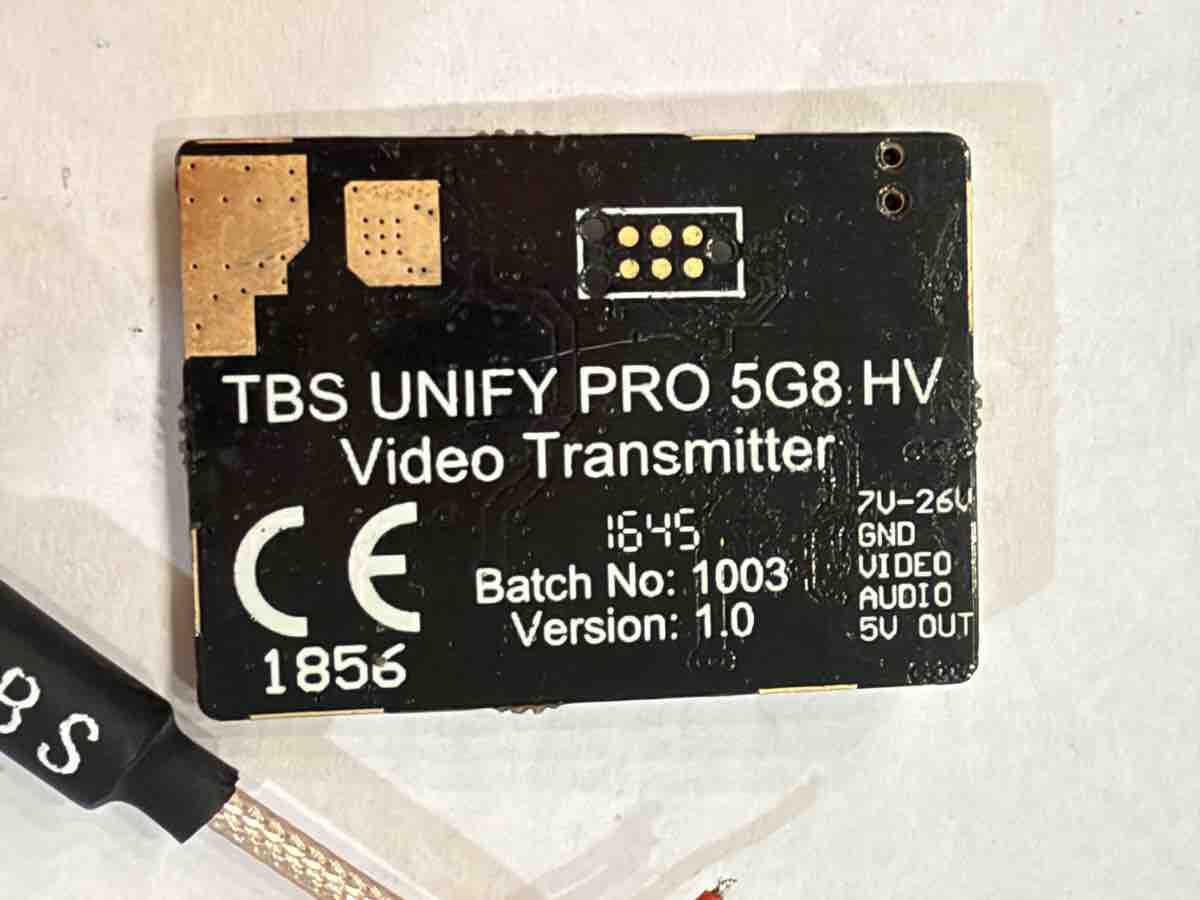 Ricevitori: TBS Unify Pro 5G8 HV Video Sender – Usato da Schlieren venduto da der_nedy 1