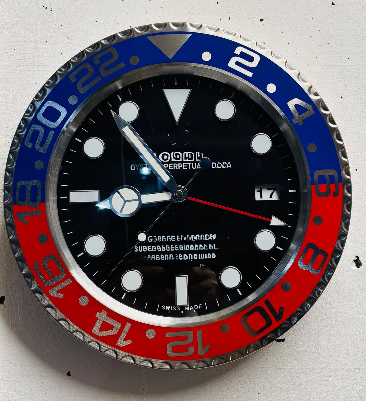 Orologi da terra & Orologi da parete: Wanduhr im Pepsi Stil – Nuovo (secondo la descrizione) da Sargans venduto da Svx100