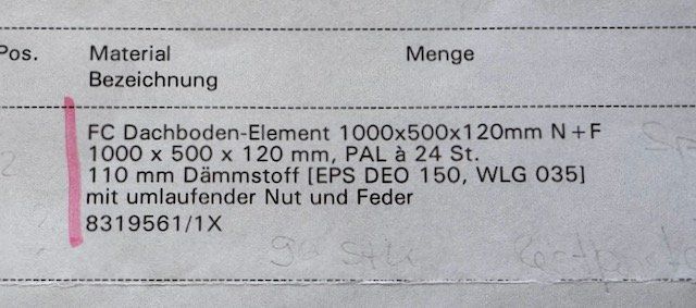 Fermacell Rivestimenti per pavimenti: Fermacell-Dachbodenelement als Muster – Usato da Ettenhausen TG venduto da OptikerAusverkauf 5