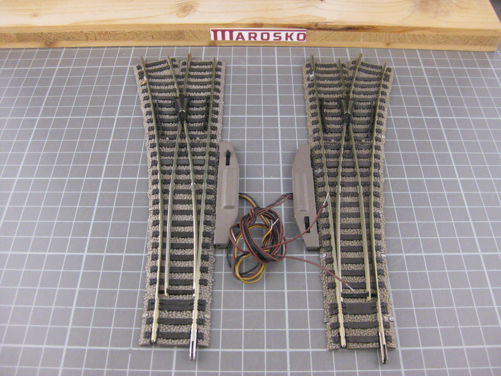 Fleischmann Modellini di ferrovie: Fleischmann  Profigleis  el. Weichenpaar 6140, geprüft, ohn – Usato da Malters venduto da Marosko