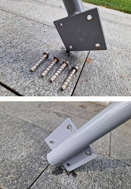 Balustrades: Geländer Garten Handlauf, metall, grau – D'occasion à Luzern par ricola50 4