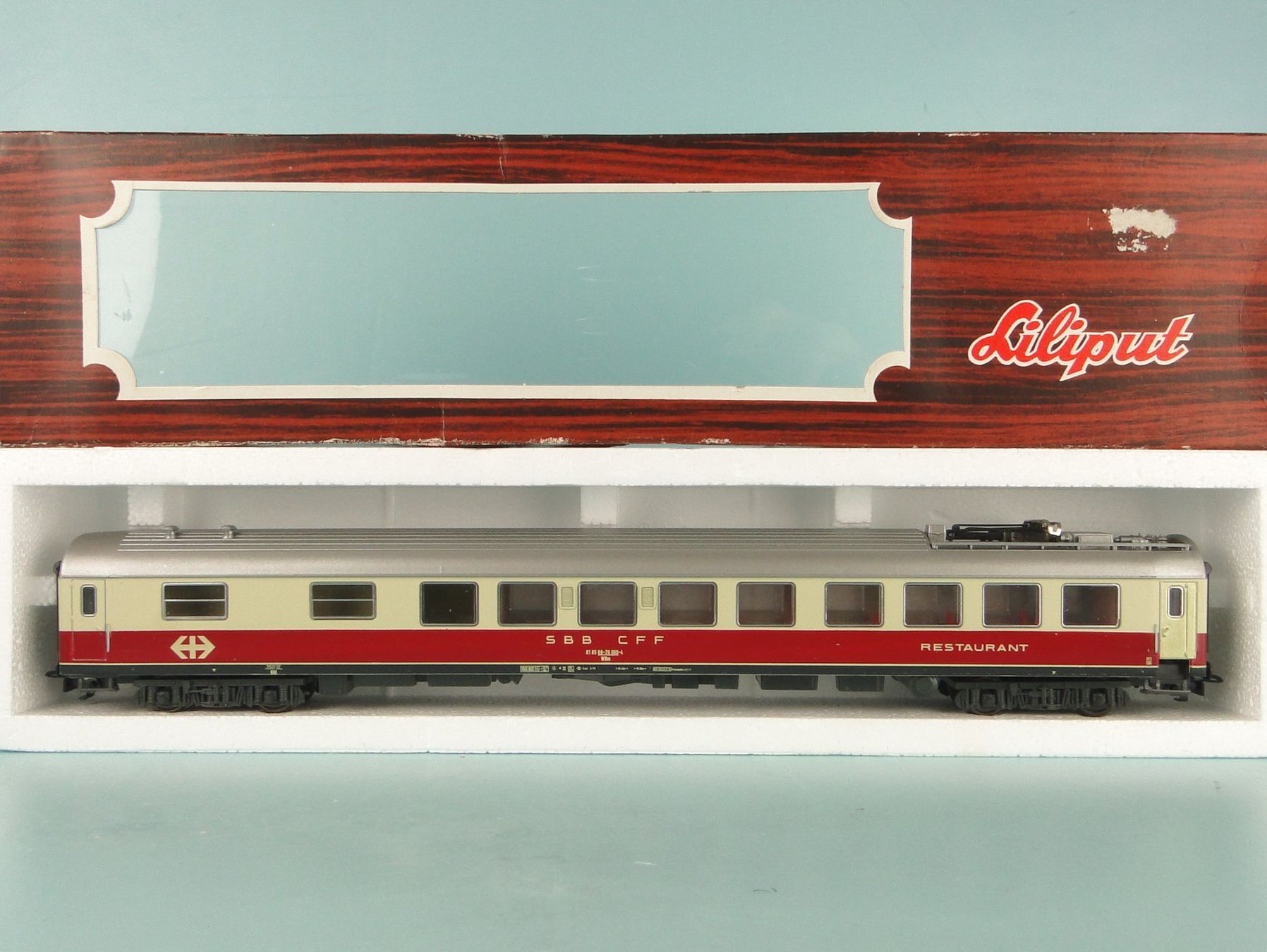Liliput Modellini di ferrovie: Liliput 880 54 SBB RIC Restaurant – Usato da Bülach venduto da cann11 4
