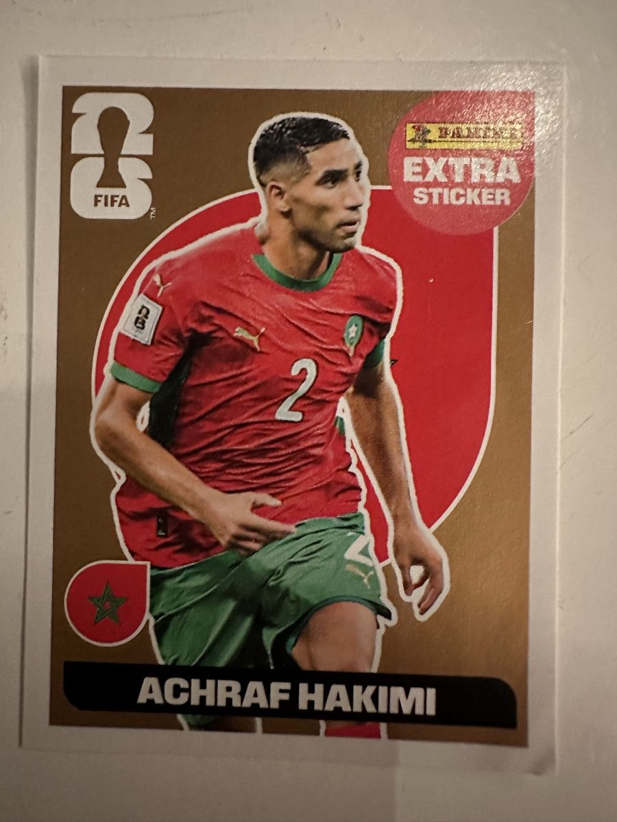 Panini Carte collezionabili: Panini Extra Achraf Hakimi Bronze – Nuovo (secondo la descrizione) da Boppelsen venduto da Hello_Sun