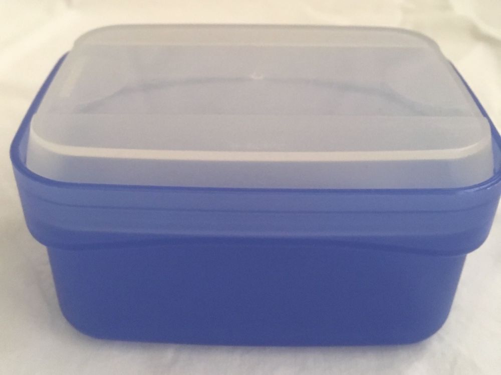 Tupperware Swing Box – 1 Liter, Blau, Vorratsdose Spülmaschinenfest