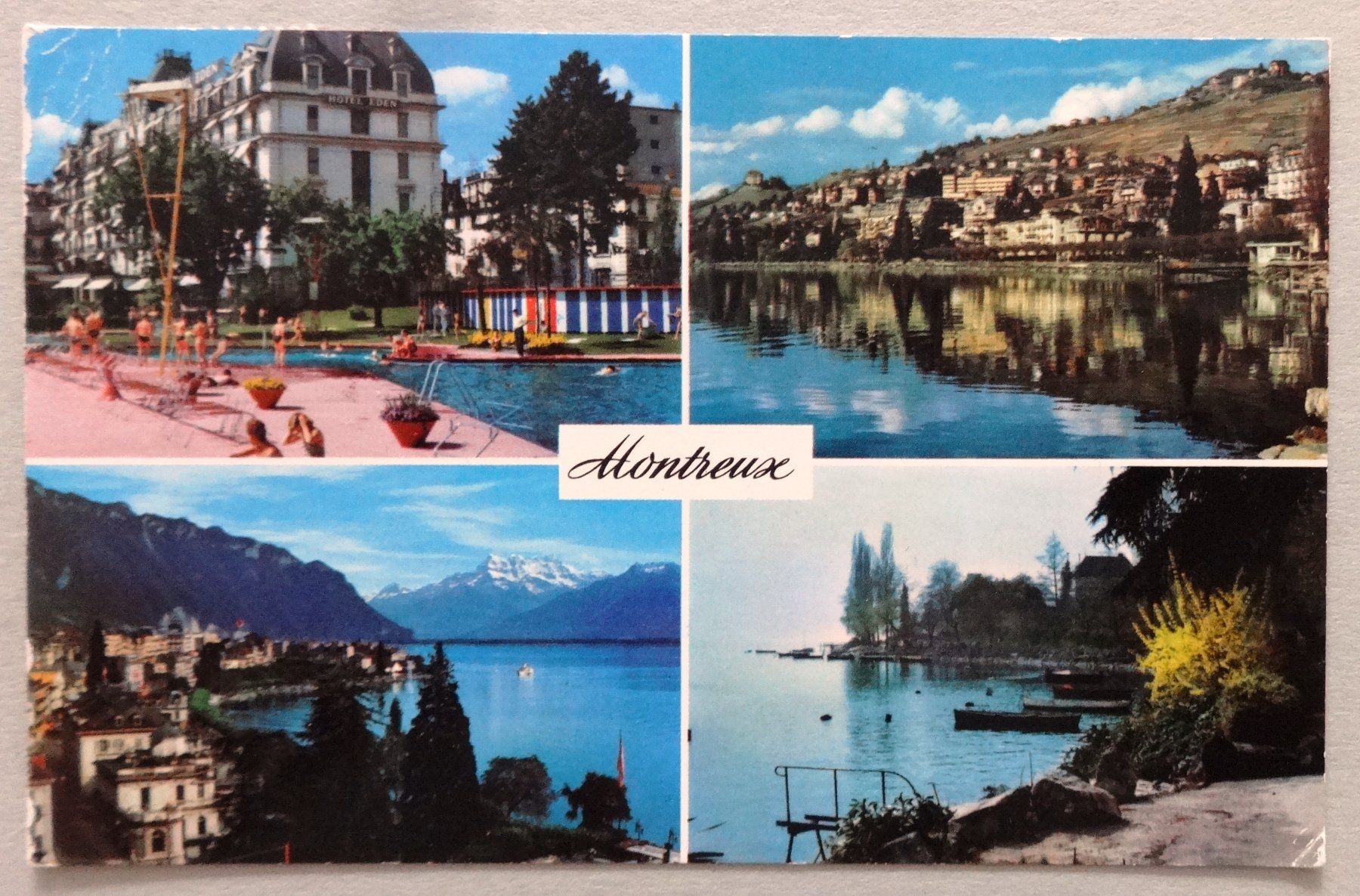 Ansichtskarten: Montreux – Gebraucht aus Fétigny von Billy2miny