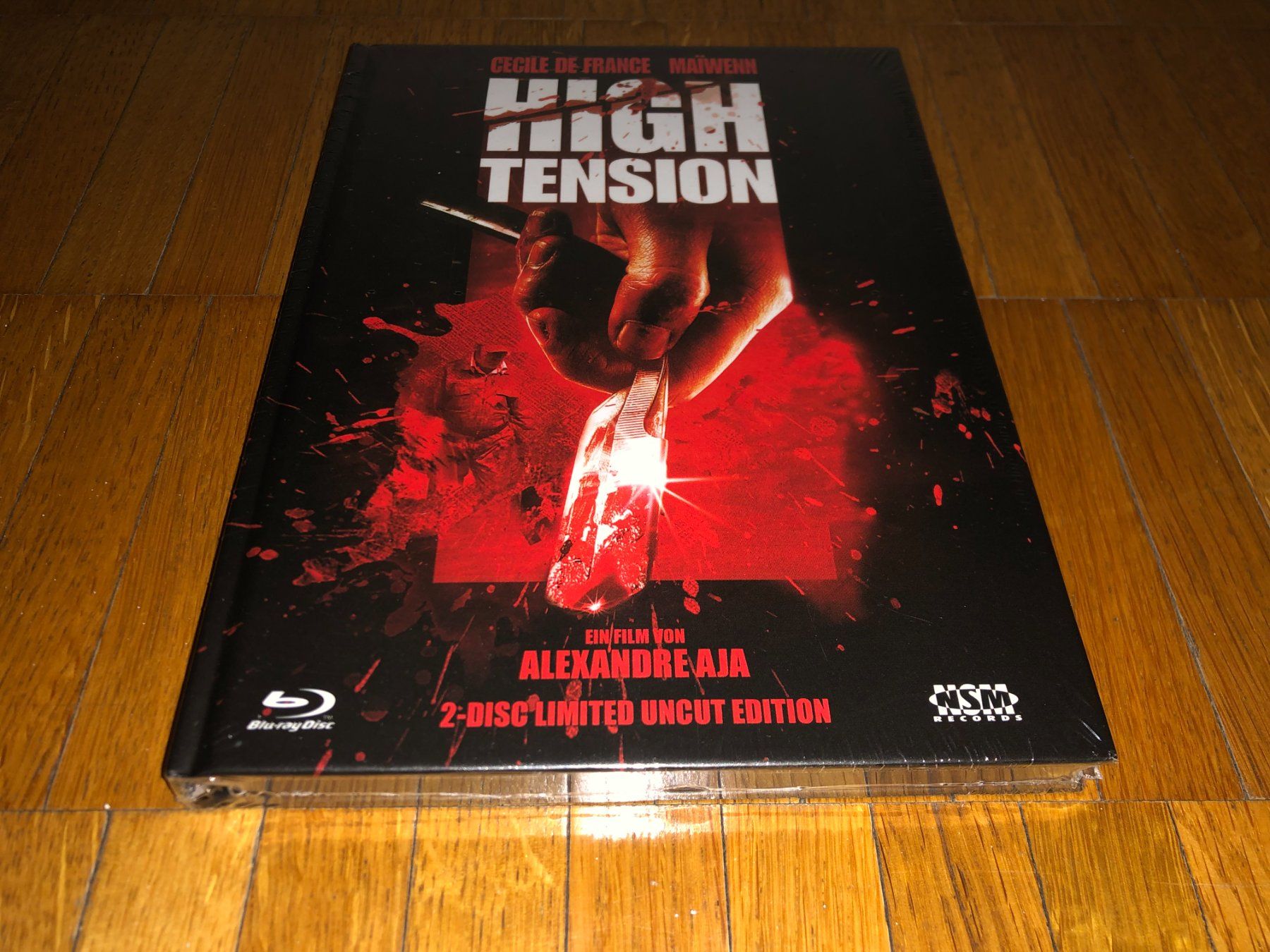 Alle DVDs: High Tension - MEDIABOOK - NSM - B - UNCUT – Neu und originalverpackt aus Basel von havsok