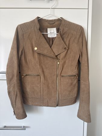 Mango Lederjacke braun Grösse XS guter Zustand